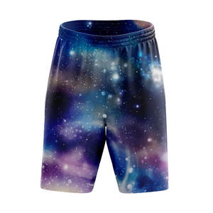 Shorts de sport respirants en maille unie style hip-hop, idéaux pour le basketball et les tenues décontractées - Product Image 4