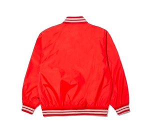 <b>Men</b> and Unisex Casual Winter Satin Varsity Jacket 100% Satin with Button Decoration Front Customizable College Baseball Jacket - Product Image 4