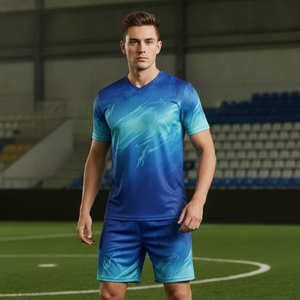 Direct Factory Sublimated <b>Soccer</b> Uniform Custom Logo Football Jersey Set Breathable <b>Soccer</b> Training Jersey for Men - Product Image 5