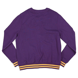 Nouveau style 2026 – Cardigan violet à col en V, manches longues, décontracté, avec rayures jaunes et boutons - Product Image 3