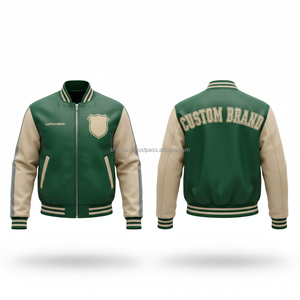 Chaqueta Universitaria Personalizada para Hombre, Chaqueta Bomber de Béisbol con Letras, Chaqueta de Equipo - Product Image 2