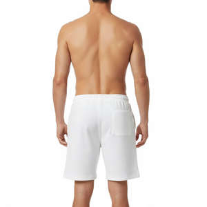 กางเกงขาสั้นชายหาดฤดูร้อนสำหรับผู้ชาย ผ้าฝ้าย 100% แห้งเร็ว ระบายอากาศได้ดี เอวยางยืด สวมใส่สบาย ชุดกีฬา ลายเรียบ สำหรับออกกำลังกายกลางแจ้งและในร่ม - Product Image 4