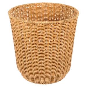 Eco Friendly Handmade Rattan Waste Bin For Luxury Hotel Resort And Villa Decorative Dustbin Basket Organizer - Product Image 1