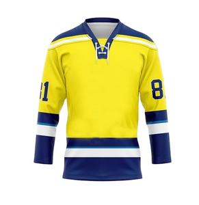 批发2026年定制青少年冰球球衣专业运动服定制热升华印花冰球球衣 - Product Image 1