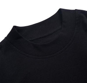 เสื้อยืดโอเวอร์ไซส์ผ้าคอตตอนหนาคุณภาพสูงสำหรับผู้ชาย คอริบ แขนเสื้อแบบดรอปไหล่ คอหนา  แบบเรียบ  รับสกรีนลายด้านหน้า  เป็นมิตรต่อสิ่งแวดล้อม สไตล์ลำลอง - Product Image 3