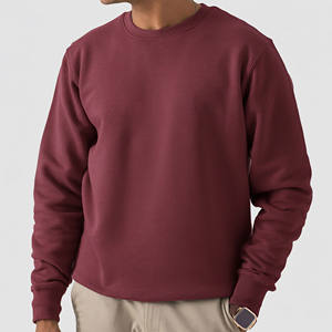 Nouveau design – Sweat-shirt polaire unisexe surdimensionné à col ras du cou, 420 g/m², 100 % coton, épais, respirant, épaules tombantes, uni - Product Image 3