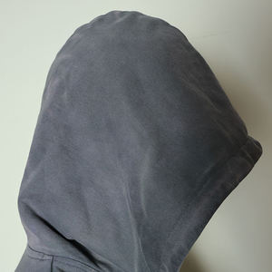 เสื้อฮู้ดดี้โอเวอร์ไซส์แบบหนาบุขนแกะ ผลิตตามสั่ง (OEM)  ถักทอพิเศษ  ทรงหลวม  ยูนิเซ็กซ์  ดีไซน์ทำสีซีดแบบ Distressed  ผ่านกระบวนการ Acid Wash  มีไซส์พลัสสำหรับผู้ชาย - Product Image 4