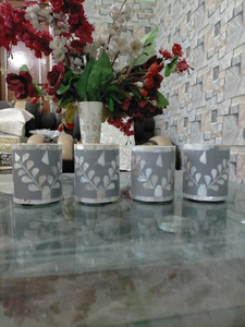 กระถางธูปหอมไข่มุกอาหรับม้น mubkhar ทำด้วยมือสำหรับเทศกาลอีสเตอร์รอมฎอนและพิธีกรรมมีกลิ่นหอม - Product Image 2