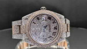 Trending Luxury Design Fashion Hip Hop Moissanite <b>Watch</b> Crafted Stainless Steel Unisex Branded Limited Edition <b>Watch</b> Collection - Product Image 2