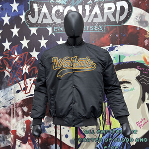 Blouson Bomber Taslan de Haute Qualité, Veste Double Boutonnage Hiver Style Universitaire pour Homme, Disponible en Plusieurs Couleurs - Product Image 1