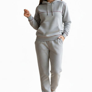 Survêtement personnalisé élégant en gros, hiver, coupe oversize, imprimé, respirant, doublé, 100% coton molletonné, haute densité, vêtements décontractés, streetwear - Product Image 4