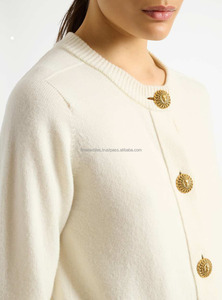New Wholesale High Quality Winter Soft Autumn Loose Solid Color Regular Sleeves Fashion Unisex Wool/Acrylic <b>Cardigan</b> <b>Sweater</b> - Product Image 2