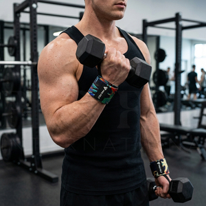 High Performance Durable Custom <b>Wrist</b> Wraps Weightlifting Powerlifting Gym Training <b>Thumb</b> Loop Velcro Closure <b>Wrist</b> <b>Support</b> - Product Image 3