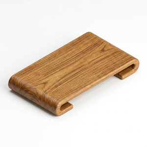Bandeja de Servir de Madera de Teca Estilo Japonés, Ecológica y Natural, Apta para Alimentos, Sin Pintura ni Barniz, Halal, Personalizable para Cocina - Product Image 4