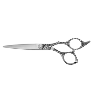 Ciseaux de coiffure professionnels en acier inoxydable de qualité supérieure de 6,5 pouces avec manche en céramique, lame tranchante de qualité A+, outil de beauté - Product Image 2