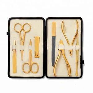 Ensemble de manucure et pédicure en acier inoxydable 8 pièces, kit d'outils de soin des ongles - Product Image 1
