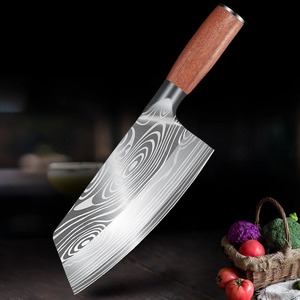 Cuchillo de Cocina Ambidiestro Hecho a Mano, Moderno, de 6-7.9 Pulgadas, Acero Inoxidable, Mango de Madera, Funda de Cuero, Extra Afilado, Apto para Lavavajillas - Product Image 6