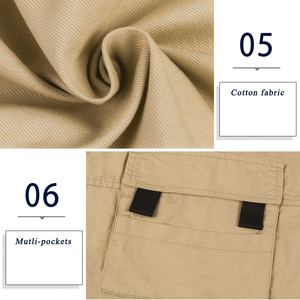 Nouveau design OEM, shorts cargo pour hommes avec ceinture élastique, respirants et confortables pour les aventures en plein air et le quotidien - Product Image 6