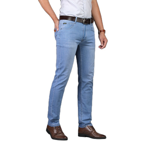 Jeans de Mezclilla para Hombre, Corte Recto, Lavado a la Piedra, Transpirables, Ecológicos, Venta al Por Mayor, OEM, Última Moda, MOQ Bajo, Precio Económico, Más Vendidos - Product Image 2