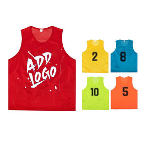 Chalecos Deportivos Personalizados en Oferta, Chalecos de Entrenamiento de Fútbol de Malla de Poliéster al por Mayor - Product Image 2