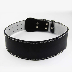 Ceinture de musculation en cuir robuste pour l'entraînement de force et les séances de gym, réglable, personnalisable, fabrication OEM, vente en gros directe usine - Product Image 4