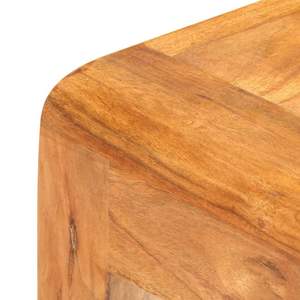 Table console en bois d'acacia massif, finition miel, durable - Product Image 6