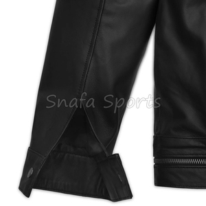Ladies <b>Leather</b> <b>Jacket</b> For Women With Zipper Front <b>Long</b> Sleeve Stylish Fashion Outerwear Perfect For Autumn Daily Wear <b>Jackets</b> - Product Image 4