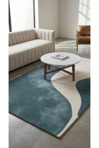 Standard Quality Statement Hand Tufted Area <b>Rug</b> in Wool for Stylish Living & Hospitality <b>Spaces</b> Available at Affordable Price - Product Image 6
