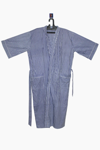 Bata Kimono de Algodón Suave y Transpirable con Estampado de Dibujos Animados para Mujer, Camisón de Verano Hecho a Mano ODM con Cuello en V, Cintura Elástica y Largo hasta la Rodilla - Product Image 2