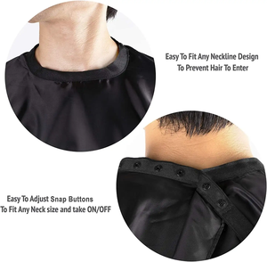 Capa de Barbero Profesional Personalizada con Cintura Ajustable, Foto Personalizada, para Salón de Peluquería, Cómoda, Resistente al Agua, de Pongee - Product Image 2