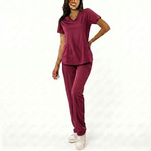 Uniforme d'infirmière médicale de haute qualité, meilleur matériau, uniforme élégant pour femmes, uniforme pour infirmières / design d'uniformes d'hôpital, étiquette privée - Product Image 4
