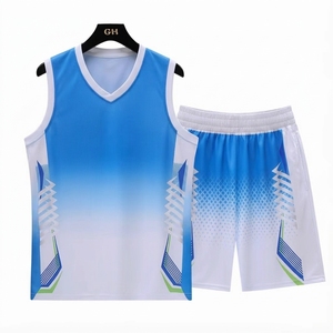 Maillots de basket-ball réversibles avec logo thermocollé, vêtements d'entraînement de basket-ball pour adultes, uniforme en mesh confortable - Product Image 6