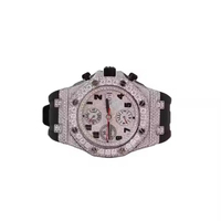 Montre Homme Classique de Luxe Personnalisée, Mécanique, Tendance, Simple, Chronographe Givré, Boîtier Carré en Acier Inoxydable 41MM, Verre Analogique 20MM