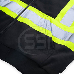 Sudadera de Seguridad para el Trabajo con Logotipo Personalizado, Impermeable, ANSI Clase 2, Alta Visibilidad, Alta Calidad para Uso Diurno y Nocturno - Product Image 5