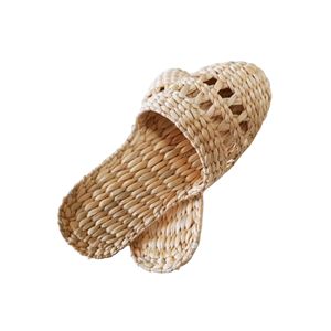 Chaussons d'intérieur faits à la main en jacinthe d'eau, sandales tissées écologiques pour l'hôtellerie - Product Image 4
