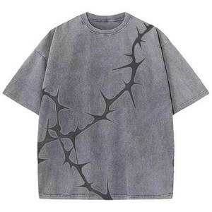 เสื้อยืดคอกลมแขนสั้นทรงปกติสำหรับผู้ชาย ผ้าฝ้าย 100% ดีไซน์เรียบง่าย เป็นมิตรกับสิ่งแวดล้อม สไตล์ลำลอง - Product Image 1
