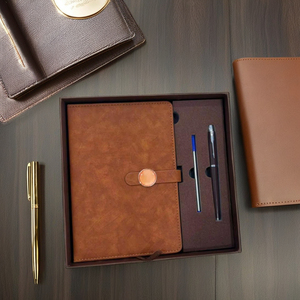 Cao cấp cá nhân bìa cứng da máy tính xách tay thiết lập hoàn hảo ràng buộc văn phòng phẩm quà tặng với bút cho các sự kiện của công ty khuyến mãi - Product Image 2