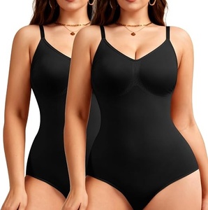 Body de Mujer de Color Sólido con Cuello en V, Sin Mangas, Ajustado, Tejido Elástico, Ropa Deportiva, Ropa de Verano - Product Image 4
