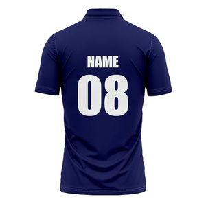 Nueva Camiseta de Cricket Sublimada con Nombre, Tejido de Punto, Corte Holgado, Diseño Elegante, Jersey Deportivo de Cricket - Product Image 3