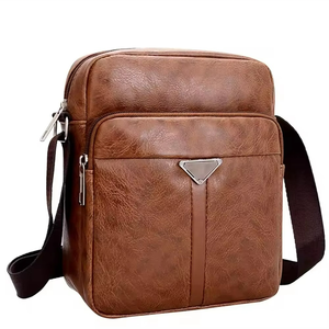 Real Leather Cross Body Chest Bag Custom Standard Messenger Bag Men Shoulder Chest Bag Custom Design Leather Chest Bag - Product Image 1