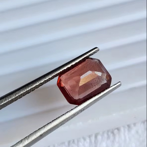 Pierre de soleil d'Oregon naturelle de qualité supérieure, couleur cuivrée orangée, forme octogonale, taille facettée pour la fabrication de bijoux, toutes formes et tailles disponibles. - Product Image 6