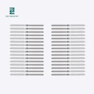 Barandilla de Cable Inox de acero inoxidable, 1/8 ", 304 316, tornillo de Lag Swage para poste de madera, hilo izquierdo y derecho