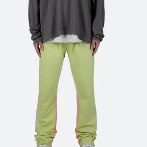Pantalones apilados personalizados al por mayor para hombre, diseño único, gran oferta, cantidad a granel, pantalones apilados rectos de cintura alta - Product Image 1
