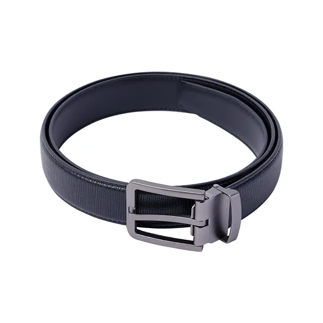 Fabricante profissional Luxo Simples Pin Buckle Belt Genuine Leather Formal Men's Dress Belts Made in Korea