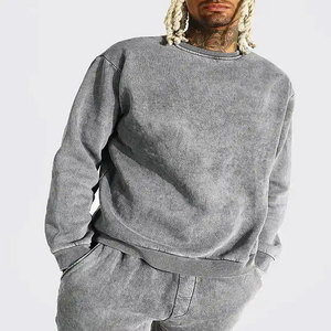 Conjunto Deportivo Holgado y Acampanado, Suave y Cómodo, Mezcla de Algodón, Sudadera y Pantalones, Ideal para Ropa Casual de Calle - Product Image 4