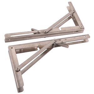Soportes Plegables de Acero Inoxidable de Alta Resistencia de 12 Pulgadas para Montaje en Pared, para Mesa de Trabajo, Ahorro de Espacio, Bricolaje - Product Image 4