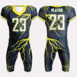 Uniforme de Fútbol Americano de Secado Rápido, Uniforme de Fútbol Americano Transpirable, Venta al por Mayor, Nuevo Estilo, Uniforme de Fútbol Americano Personalizado - Product Image 6