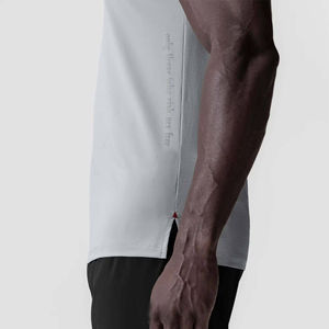 Camisetas deportivas de algodón premium para hombre, tela suave, OEM, camisetas deportivas de algodón para hombre con logotipo personalizado, proveedor directo de fábrica. - Product Image 4