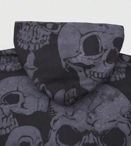 เสื้อฮู้ดดี้ผู้ชายแบบสั่งทำพิเศษ ทรงโอเวอร์ไซส์ พิมพ์ลายดาวห้าแฉกและแมงมุม แขนยาวทรงหลวม ดีไซน์ไหล่ตก - Product Image 3