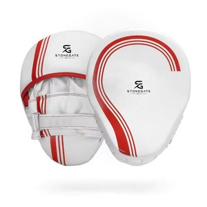 Mitaines de boxe en cuir courbées pour la précision des coups, arts martiaux et Muay Thai 2026 - Product Image 1